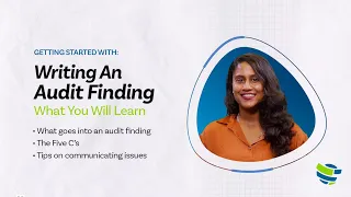 Getting Started With: Writing an Audit Finding