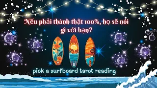 Nếu phải thành thật 100%, họ sẽ nói gì với bạn? 🔮😚🩷#xemtarot - pick a card tarot reading