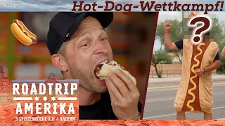 Hot-Dog-Wettessen! 🌭 Der VERLIERER tanzt im HOT DOG! | Roadtrip Amerika | Kabel Eins