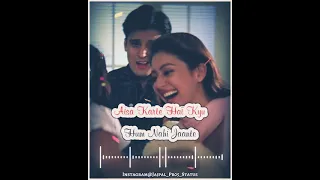 Chalte Chalte | Mohabbatein | Uday Chopra | Jungal Hansraj | Hindi Romantic Song Status 😍