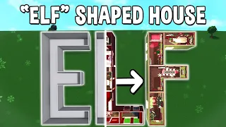 Building the WORD 'ELF' into a Bloxburg House