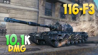 116-F3 - 6 Frags 10.1K Damage - Rude! - World Of Tanks