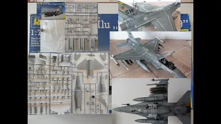 F-16 Revell 1/72 Unboxing and build.