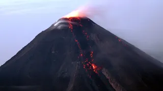 Mexican volcano erupts, spewing columns of gas and rocks