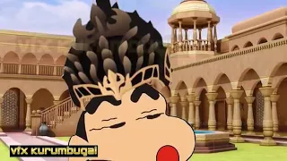 Shin Chan in Tamil _ shinchan as Bahubali