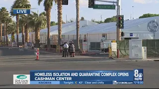 Cashman ISO-Q complex opens to serve homeless population