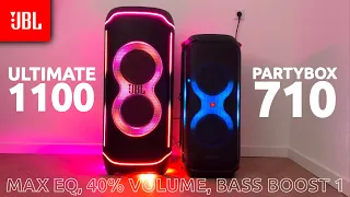Ultimate vs 710 - Sound comparison MAX EQ 40% volume