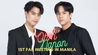 OhmNanon First Fan Meeting in Manila! #ohmnanon #ohmpawat #nanonkorapat #blseries #fanmeeting
