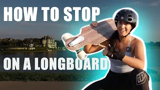 HOW TO STOP ON A LONGBOARD BASICS STEP BY STEP | FOOT BRAKE ALTERNATIVE | MCKINNEY TX | VIBERIDE