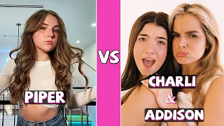 Piper Rockelle Vs Charli D’amelio & Addison Rae TikTok Dance Battle