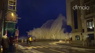 Saint-Malo Grande Marée / Sturmflut / High tide 01.2018  Tempête Eleanor