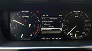 Range rover sport 2014 ( RPM Problem )