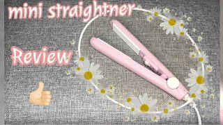 Mini straightener review   How to straight and curl hair  worth buying or not