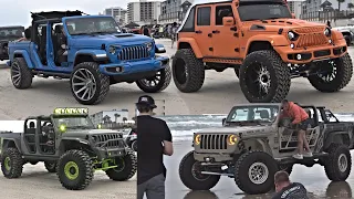 Jeep Beach | Daytona Beach 2024 | Jeep Beef Lifted 4x4