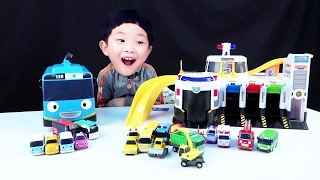 Yejoon and Tayo the Little Bus Emergency Dispatch Rescue Center Toy Play