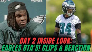 INSIDE LOOK: Eagles Day 2 Open OTA Practice! Reactions & Key Takeaways