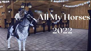 All My Horses 2022 in Star Stable! - Zara Riverwatcher