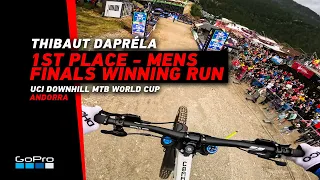 GoPro: HUGE WIN! - Thibaut Daprela - Finals in ANDORRA | 2023 UCI Downhill MTB World Cup