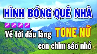 Hình Bóng Quê Nhà Karaoke Tông Nữ Beat Sôi Động Dễ Hát Nhất Nhạc Sống Thành Lý