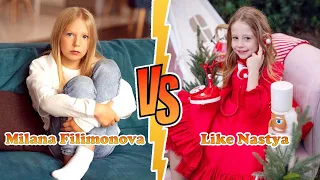 Like Nastya VS Milana Filimonova Transformation 👑 New Stars From Baby To 2023