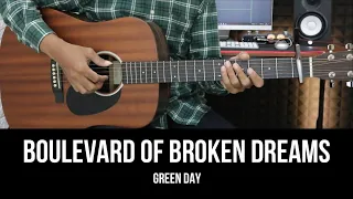 Boulevard Of Broken Dreams - Green Day | EASY Guitar Tutorial with Chords / Lyrics