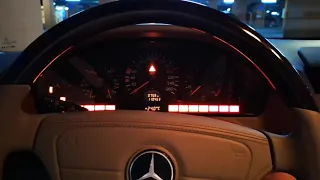 V12 Cold Start ⚡ Mercedes Benz W140 S600L