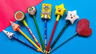 DIY pen decoration idea/ Handmade pen decoration/ pencil decoration