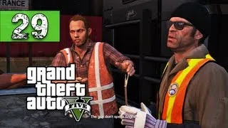 Grand Theft Auto 5 Walkthrough Part 29 - Working Hard Stealing Info - Let's Play Series