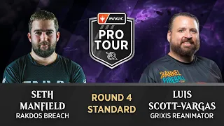 Seth Manfield vs. Luis Scott-Vargas | Round 4 | Pro Tour March of the Machine