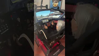 MOM tries $20K SIM RACING Setup for the first time! #simracing #iracing #simracingsetup