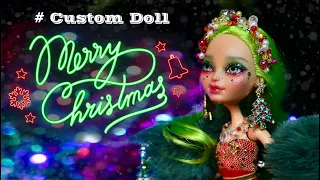 Christmas 2022 Custom Doll OOAK - Ever After High MONSTER HIGH -Repaint - Custom Doll | Sang Bup Be