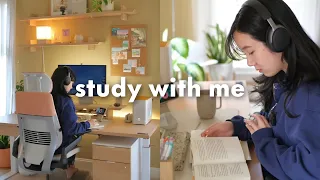 Study With Me 🎧🍃☕️ | Cozy Animal-Crossing Vibes, Desk Setup ASMR