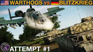 Could An A-10 Warthog Air Wing Stop The 1940 Blitzkrieg Of France? (WarGames 8a) | DCS