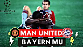 Manchester United vs Bayern Munich 2-1 All Goals & highlights ( UEFA champions League Final 1999 )