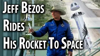 Bezos Rides His Rocket to Space