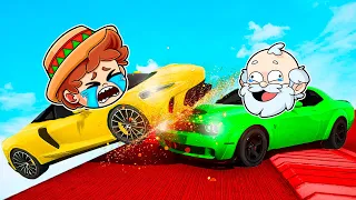 ¡NADIE se SALVA de los CHOQUES EXPLOSIVOS! 😂💥 SILVIOGAMER en GTA 5 ONLINE con amigos!