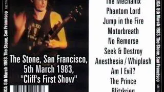 06 No Remorse - "Cliff's First Show": The Stone, San Francisco, 5th March 1983
