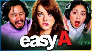 EASY A (2010) Movie Reaction! | First Time Watch! | Emma Stone | Amanda Bynes | Penn Badgley