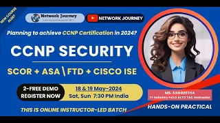 [New Course Alert] CCNP Security - SCOR + ASA FTD + ISE | 3-in-1 Combo