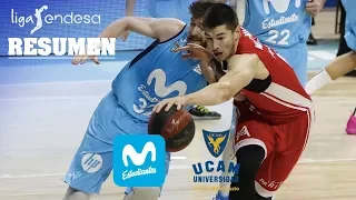 Movistar Estudiantes - UCAM Murcia (86-110) RESUMEN // Jornada 24 Liga Endesa