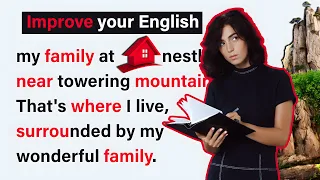 My Family at Home | Learning English Speaking | Level 1 | Listen and practice #New