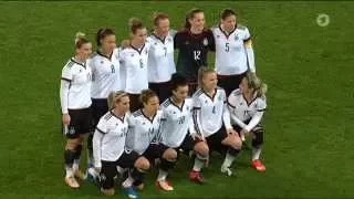 Frauenfussball Deutschland   England Nov  2015 1  Halbzeit