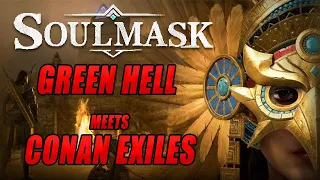 GREEN HELL meets CONAN EXILES In this Unique new Survival game | SoulMask