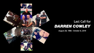 Funeral Procession & Last Call for Darren Cowley