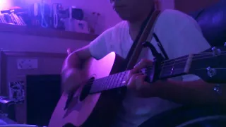 Through the fire and flames acoustic guitar (rock)