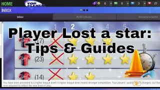 Players lose 1star +20% quality reduced in top eleven New Season? (Simple tips)|#topeleven3d Day1&2