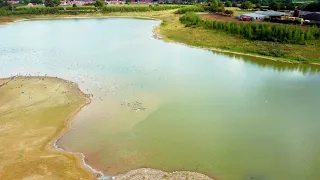 Former RAF Scorton 1939 Under water - Scorton Lakes | 4K Cinematic Drone Film