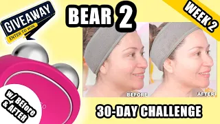 FOREO BEAR 2 | WEEK 2🔸 30-DAY CHALLENGE | DEMO + BEFORE & AFTERS #foreo #bear2