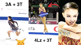 8 highest valued JUMPS in ladies figure skating