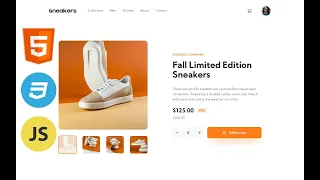 E-commerce product page in HTML, CSS and JavaScript - Frontend Mentor Challenge